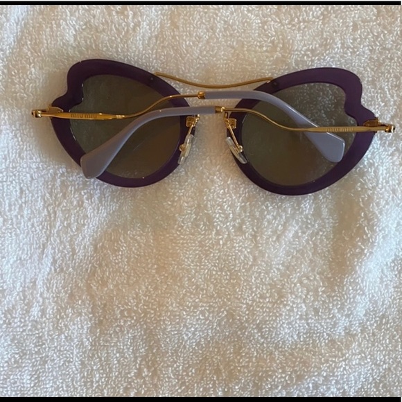💜 Miu Miu MU11RS Cat's Eye Sunglasses💜 - Picture 6 of 9